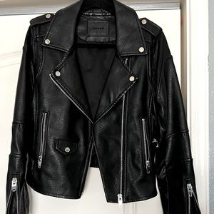 Blank NYC Leather moto jacket